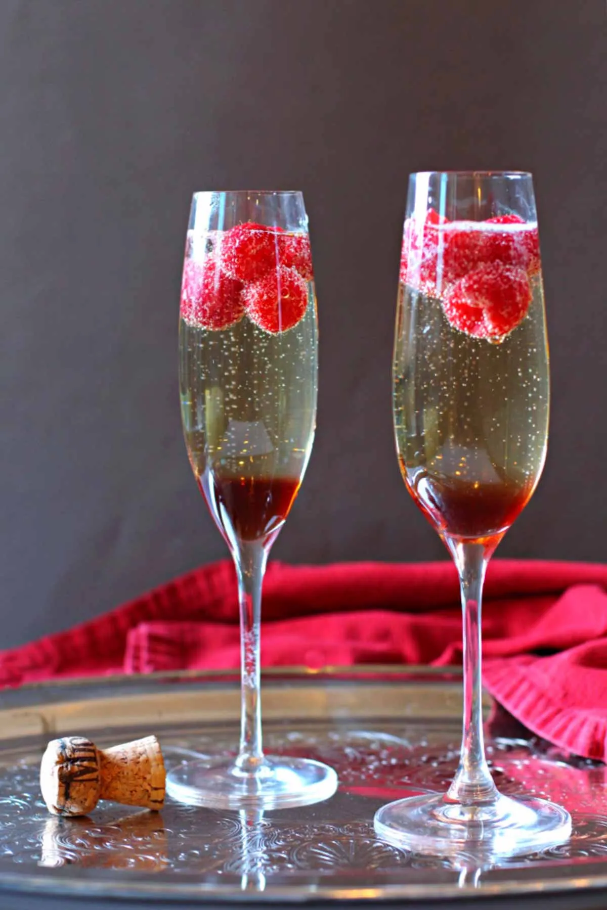 Holiday Cocktail with Prosecco
