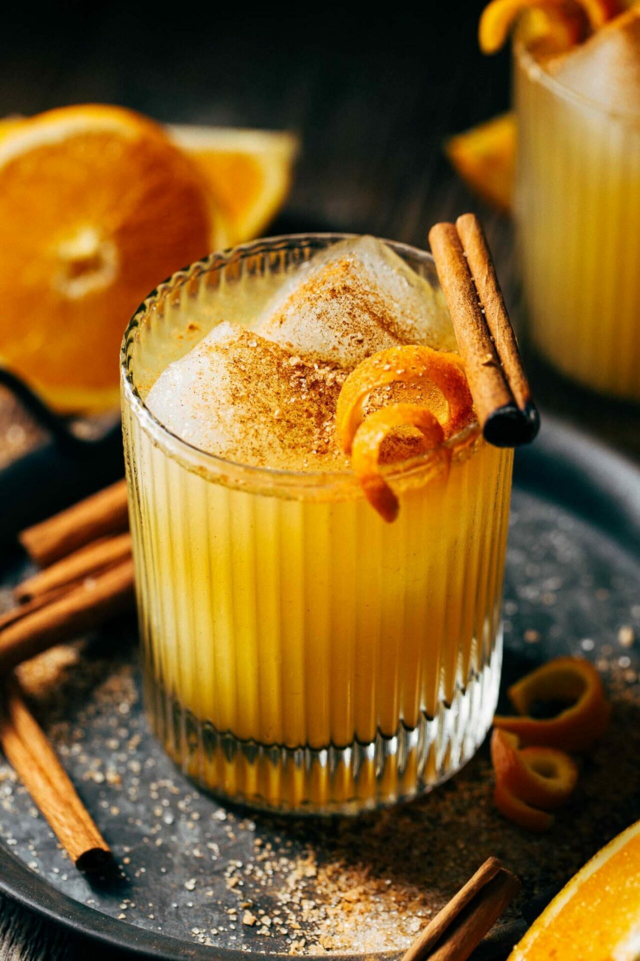 Smoky Spiced Orange Cocktail