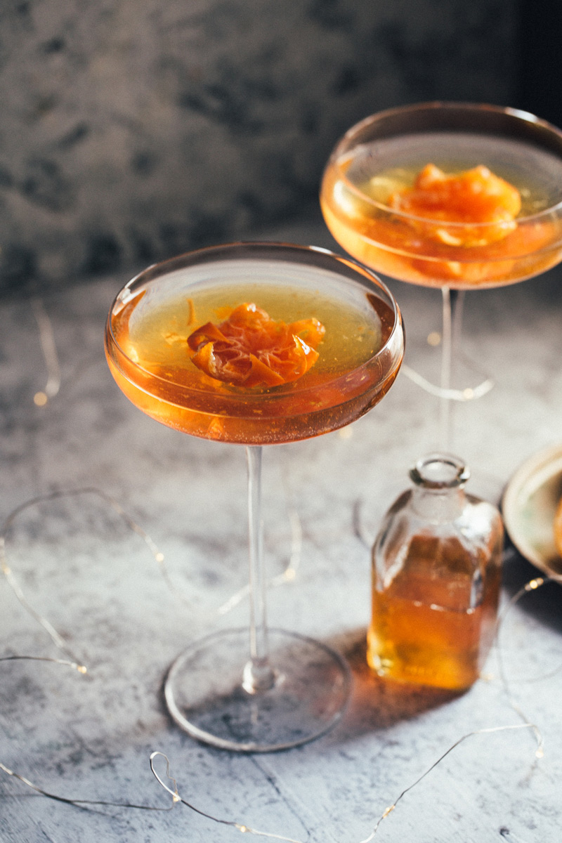 Tangerine Champagne Cocktail