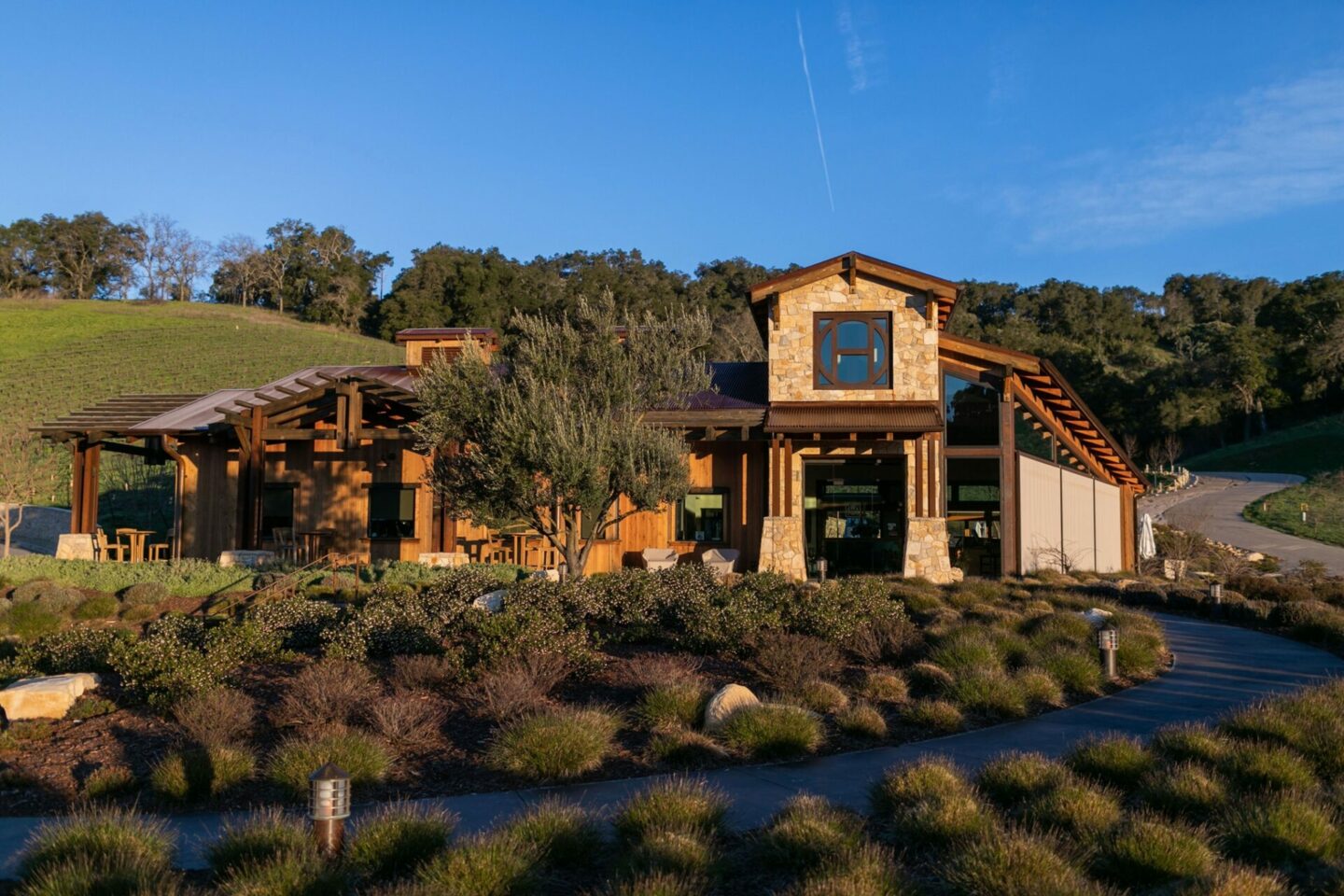 Exterior shot of Halter Ranch Vineyard in Paso Robles