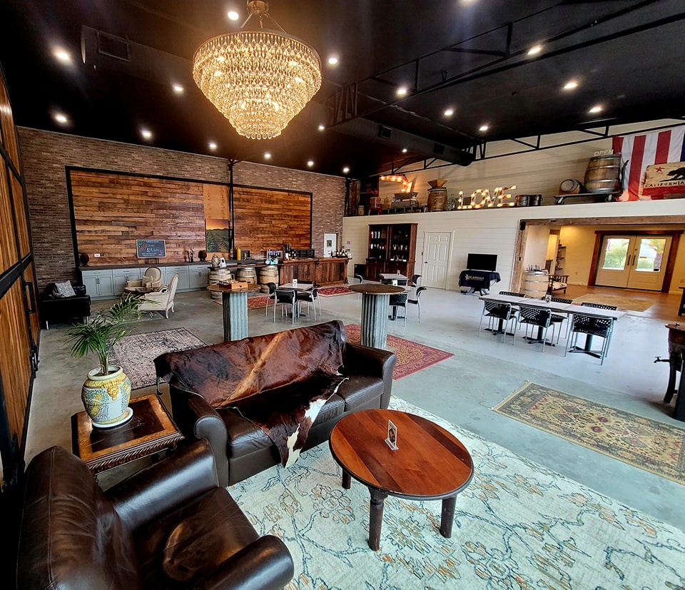 Swanky tasting room in Paso Robles