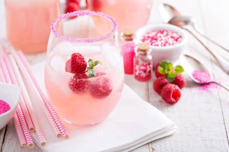 Raspberry Kiddie Mocktail