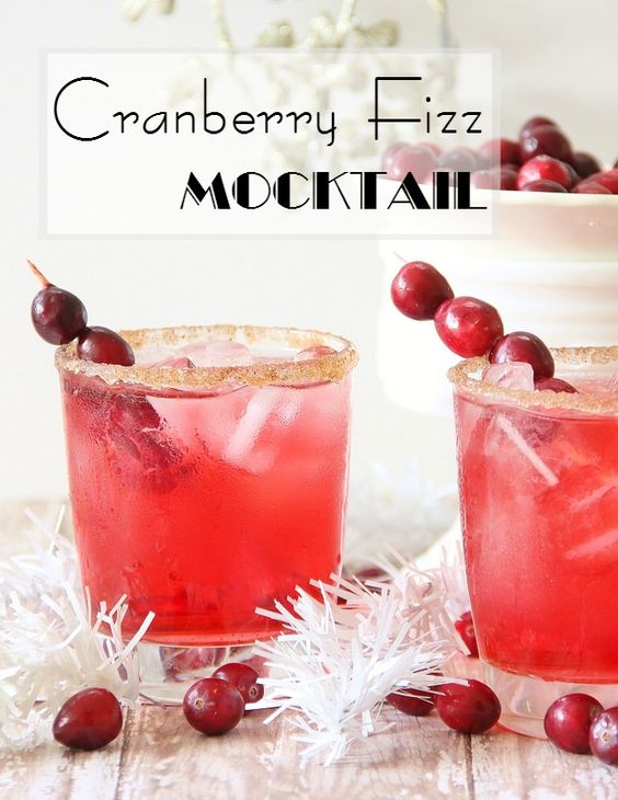 Cranberry Fizz Mocktail