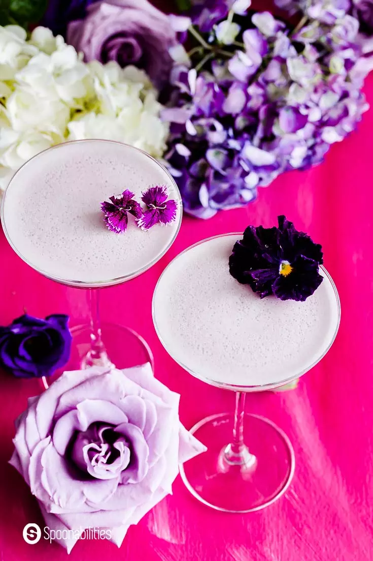 Gin Violette Cocktail