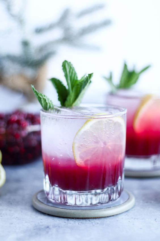 Lemon Pomegranate Mocktail