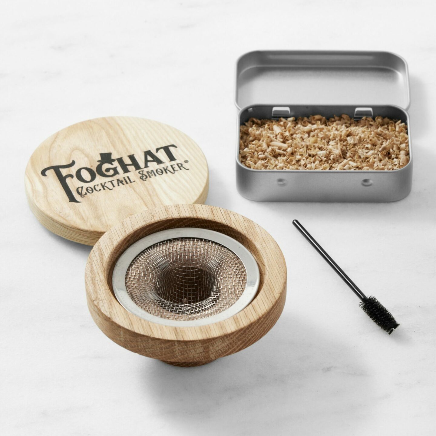 Small Foghat Cocktail Smoker Kit with cover and wood chips
