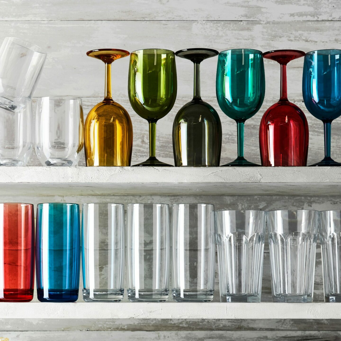 Assortment of plastic glassware from Williams & Sonoma