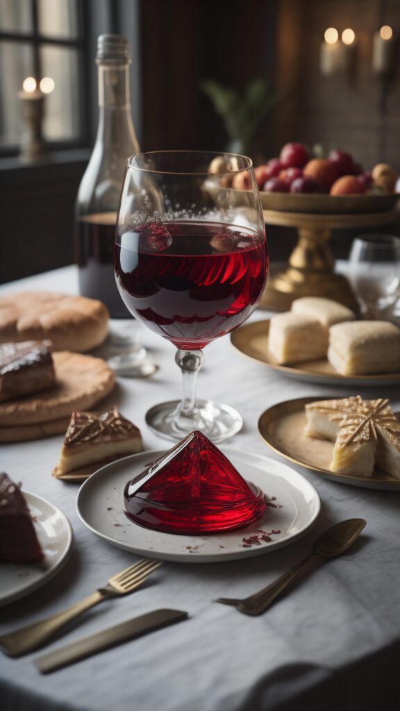 Is Pinot Noir Sweet? Wine surrounded by sweet desserts