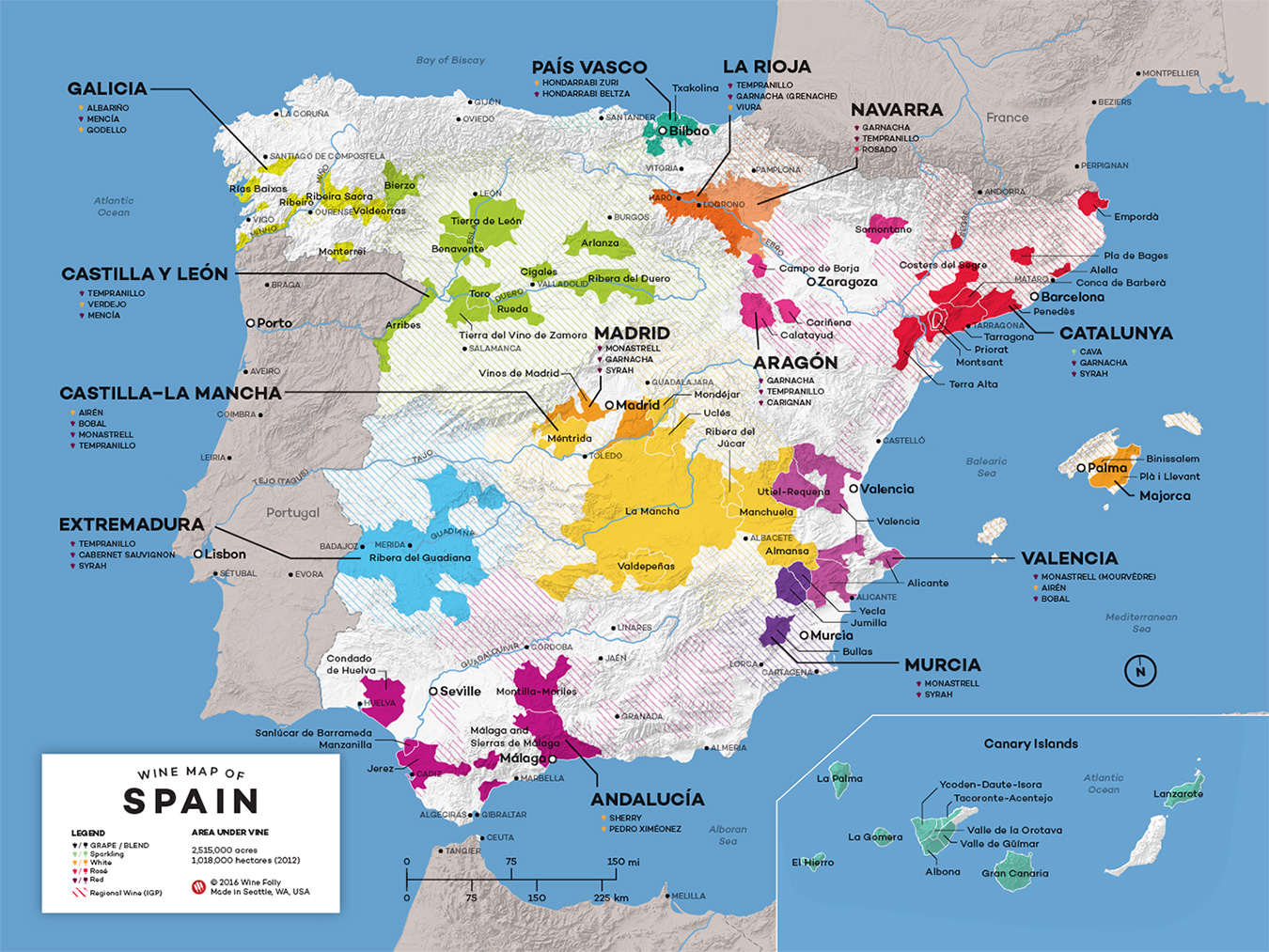 Spanish wine regions