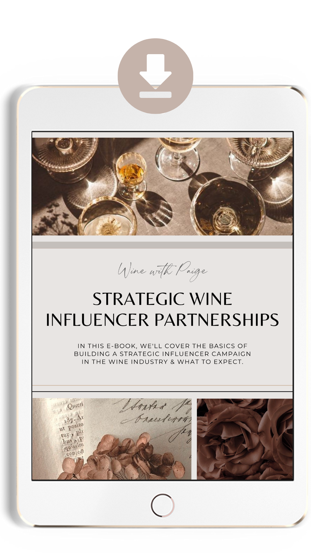 Strategic wine influencer partnerships ebook cover
