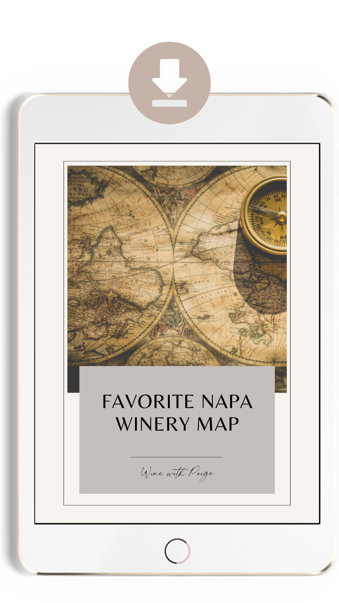 favorite napa winery map downloadable cover