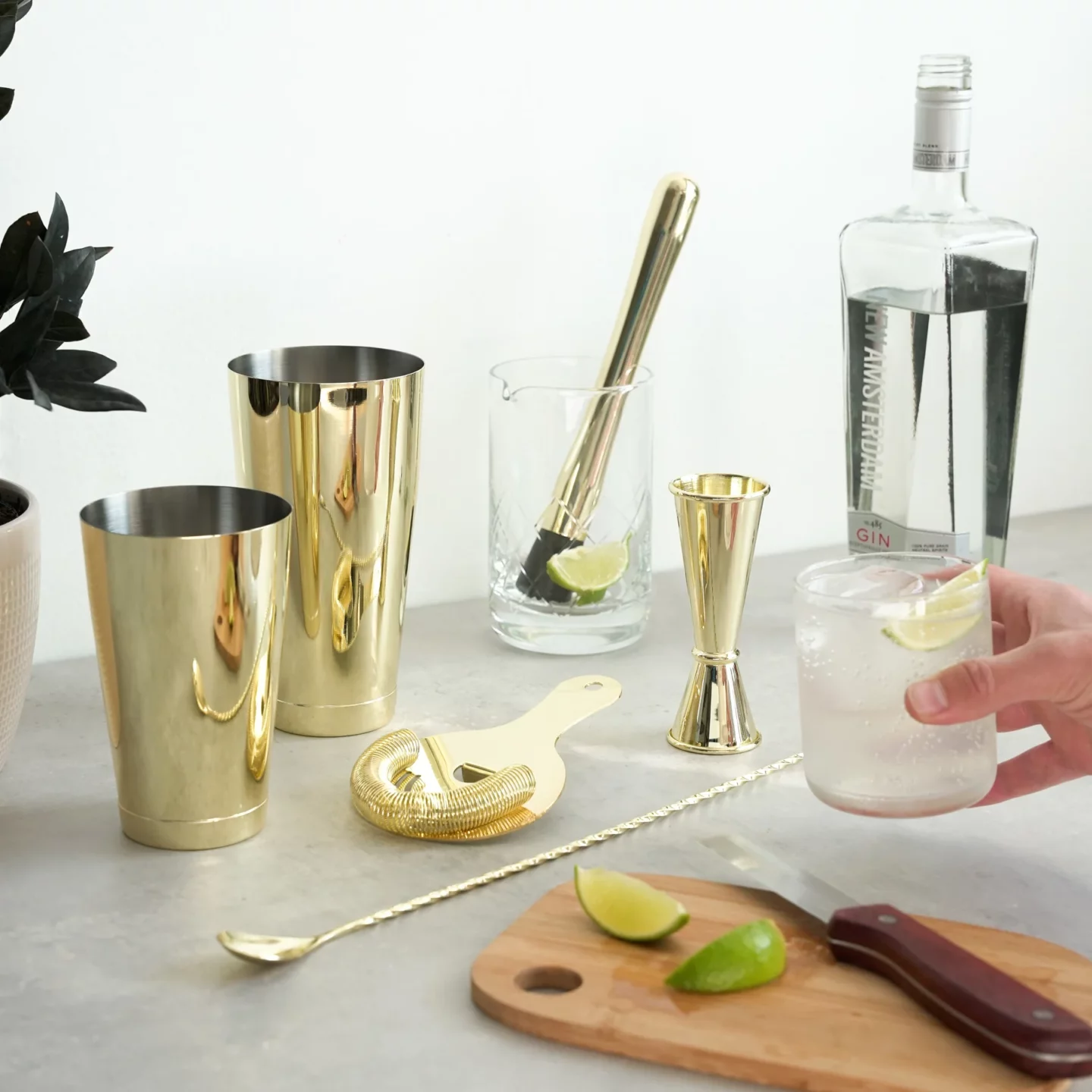 7-piece cocktail mixer set