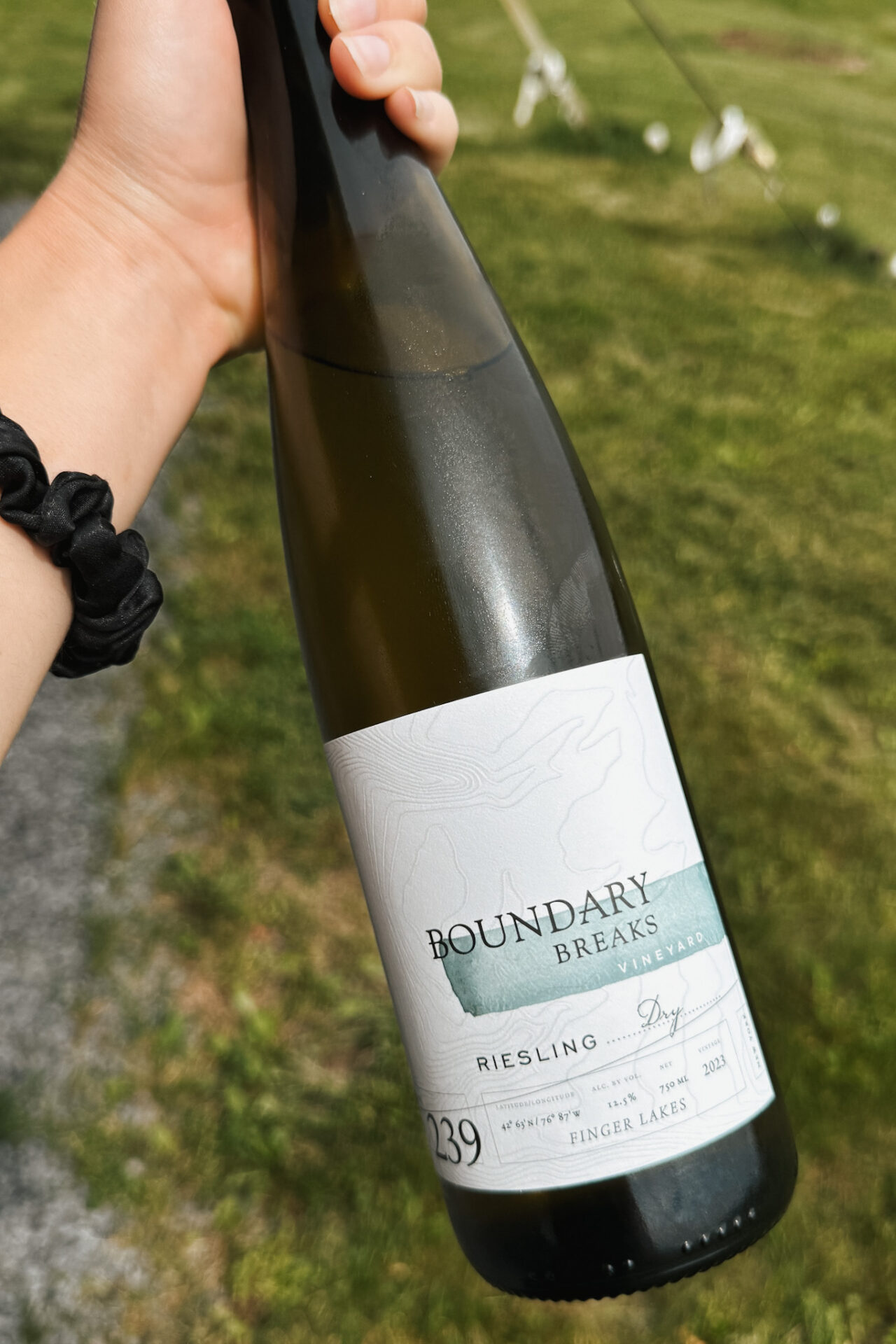 Boundary Breaks Riesling Bottle