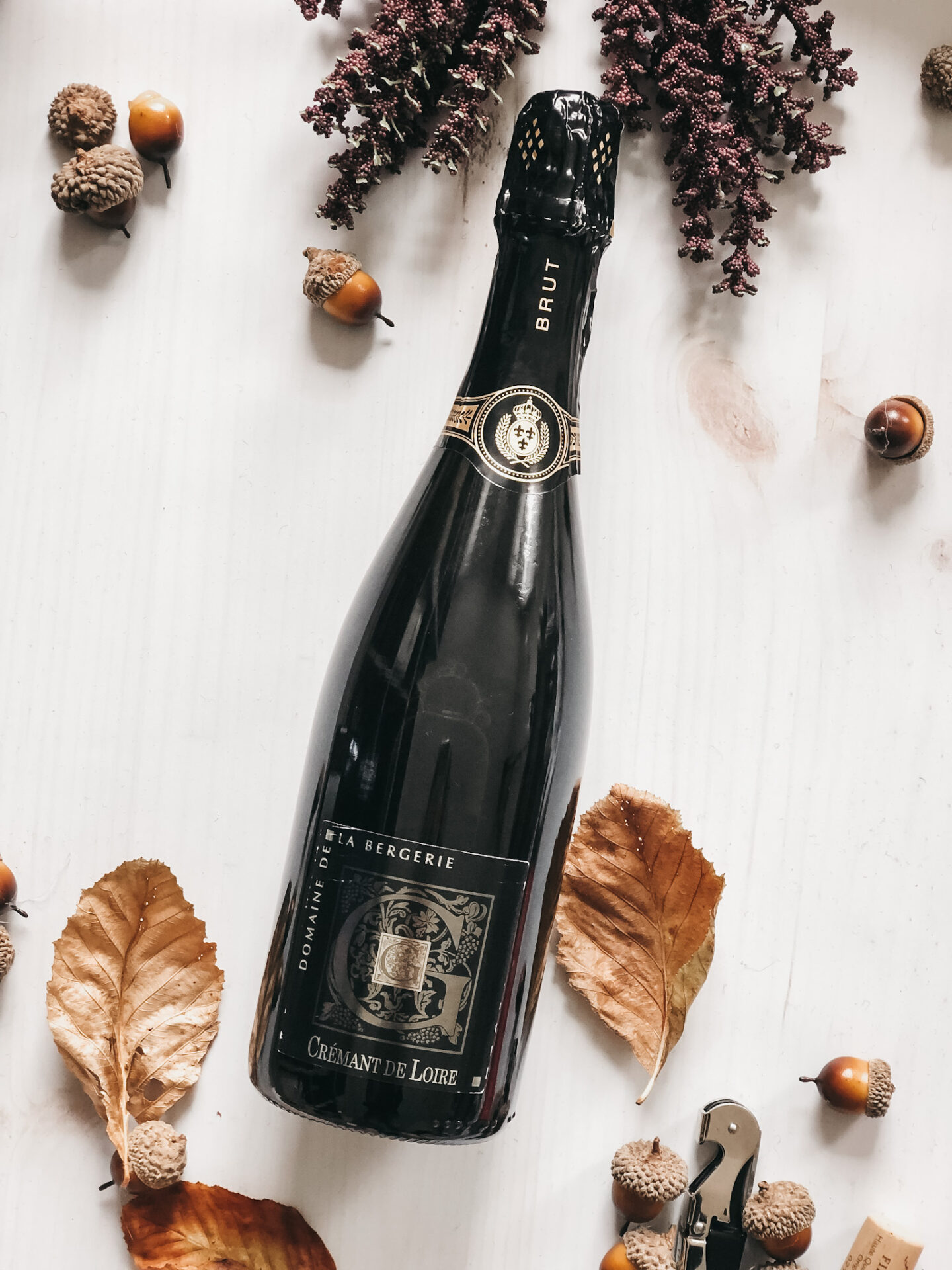 Bottle of Cremant wine