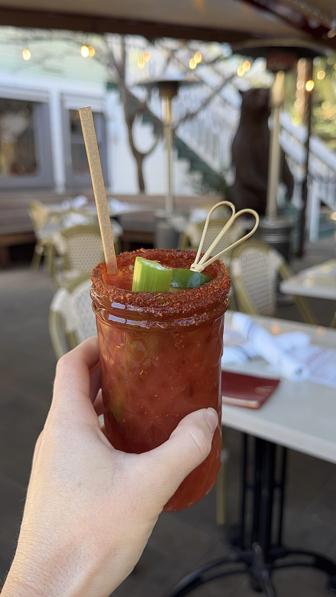 Bloody Mary at Lovina Cafe