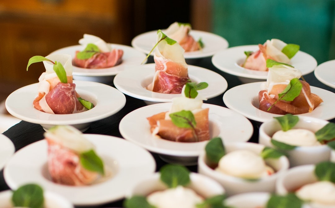 appetizers on a plate