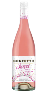 Confetti! Wine bottle